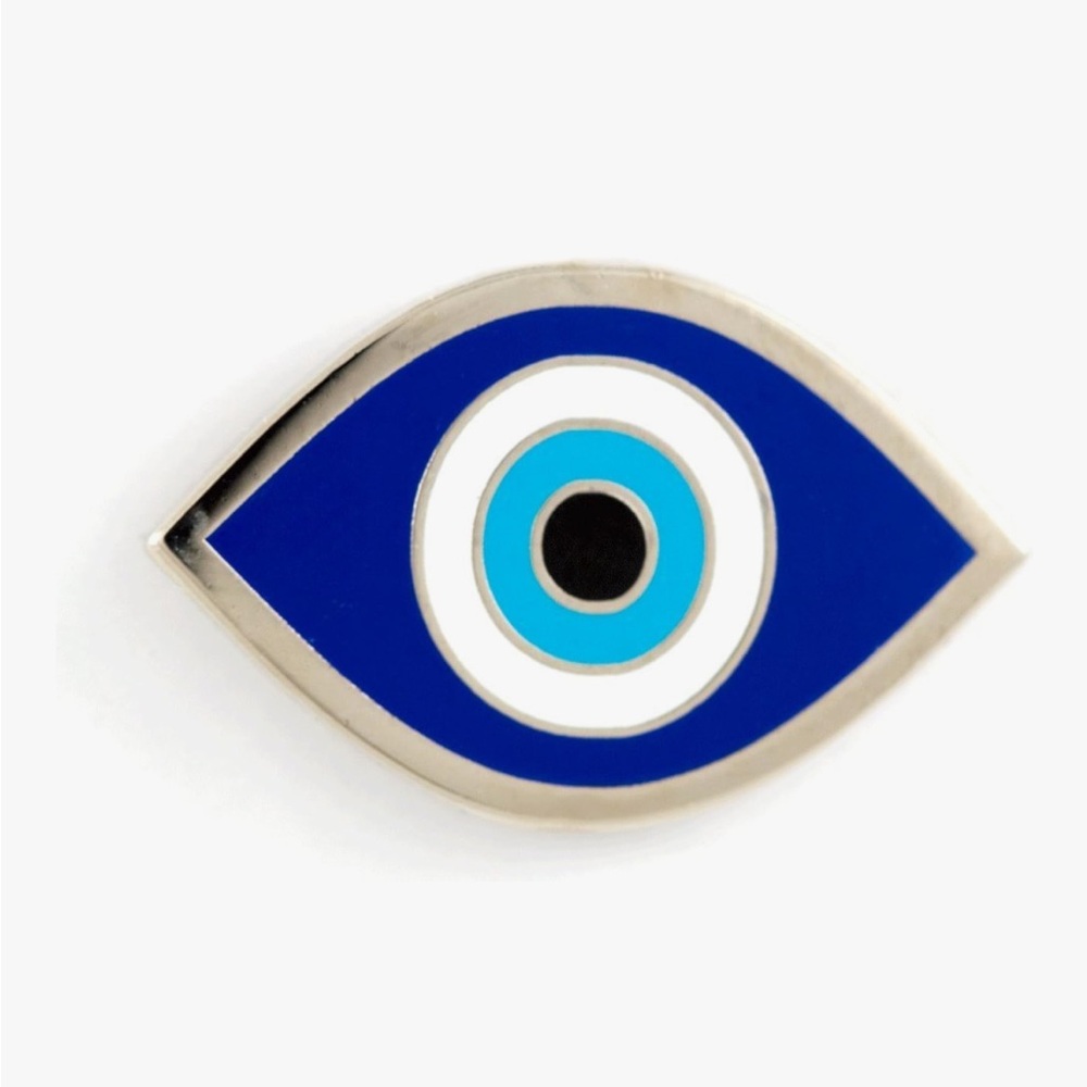 Gypsy Warrior Evil Eye Enamel Pin